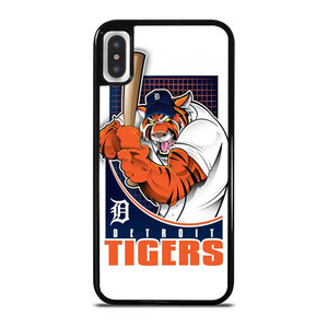 DETORIT TIGERS CLUB LOGO BASEBALL TEAM MLB ICON iPhone X / XS Case Cover DETORIT TIGERS CLUB LOGO BASEBALL TEAM MLB ICON iPhone X / XS Case Cover