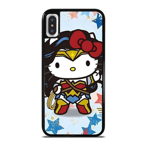 HELLO KITTY WONDER WOMAN KITTY iPhone X / XS Case Cover