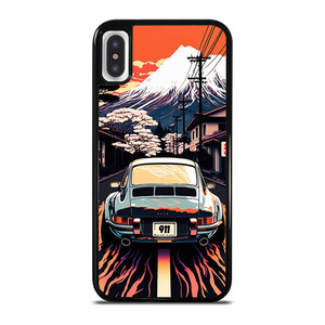 PORSCHE CAR 911 RACING CAR PAINTING iPhone X / XS Case Cover