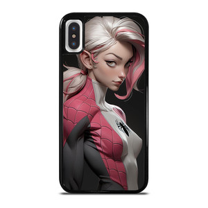 SEXY SPIDER GIRL MARVEL COMICS CARTOON iPhone X / XS Case Cover