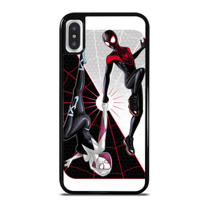 SPIDERMAN MILES MORALES SPIDER GWEN VERSE iPhone X / XS Case Cover