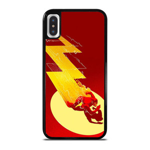 THE FLASH LOGO ART CARTOON iPhone X / XS Case Cover THE FLASH LOGO ART CARTOON iPhone X / XS Case Cover