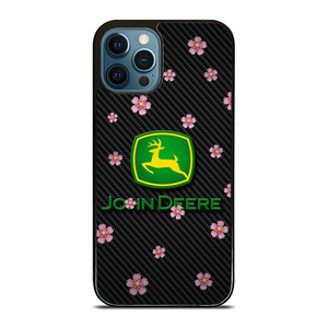 JOHN DEERE FLOWER CARBON iPhone 12 Pro Max Case Cover