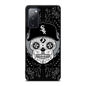 CHICAGO WHITE SOX LOGO SKULL ART Samsung Galaxy S20 FE Case Cover