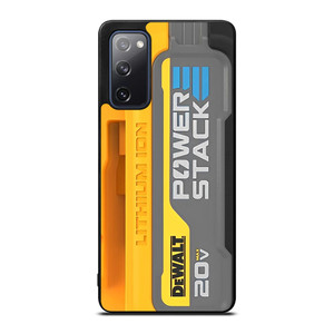DEWALT LOGO LITHIUM ION BATTERY 20 V ICON Samsung Galaxy S20 FE Case Cover