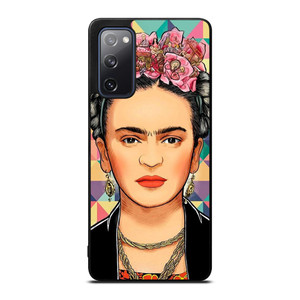 FRIDA KAHLO FACE COLORFUL ART Samsung Galaxy S20 FE Case Cover FRIDA KAHLO FACE COLORFUL ART Samsung Galaxy S20 FE Case Cover