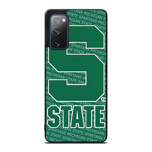 MICHIGAN STATE SPARTANS LOGO FOOTBALL EMBLEM Samsung Galaxy S20 FE Case Cover