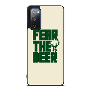 MILWAUKEE BUCKS LOGO BASKETBALL FEAR THE DEER Samsung Galaxy S20 FE Case Cover