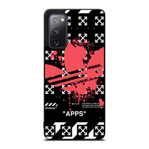 OFF WHITE X ADIDAS RED Samsung Galaxy S20 FE Case Cover