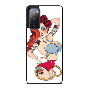 SAILOR JERRY TATTOO JESSICA RABBIT Samsung Galaxy S20 FE Case Cover