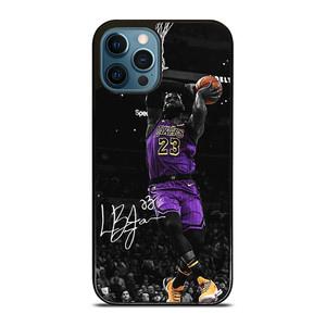 LEBRON JAMES DUNK LA LAKERS iPhone 12 Pro Max Case Cover