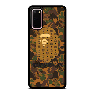 MCM BY BATHING APE CAMO Samsung Galaxy S20 Case Cover