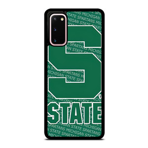 MICHIGAN STATE SPARTANS LOGO FOOTBALL EMBLEM Samsung Galaxy S20 Case Cover