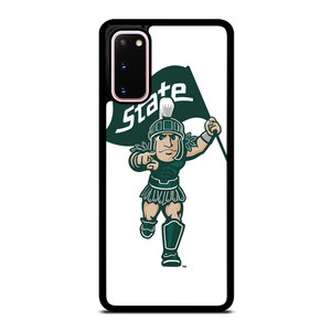 MICHIGAN STATE SPARTANS LOGO FOOTBALL MASCOT Samsung Galaxy S20 Case Cover