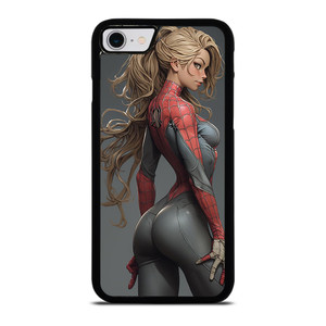CARTOON SPIDER GIRL SEXY MARVEL COMICS iPhone SE 2022 Case Cover