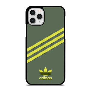 ADIDAS ORIGINALS STRIPES GREEN YELLOW iPhone 11 Pro Case Cover