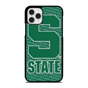 MICHIGAN STATE SPARTANS LOGO FOOTBALL EMBLEM iPhone 11 Pro Case Cover