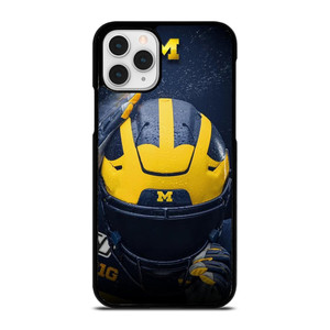 MICHIGAN WOLVERINES HELMET COLLEGE FOOTBALL TEAM iPhone 11 Pro Case Cover