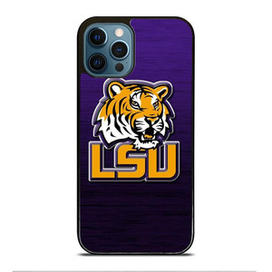 LSU TIGERS  WOODEN LOGO iPhone 12 Pro Max Case Cover