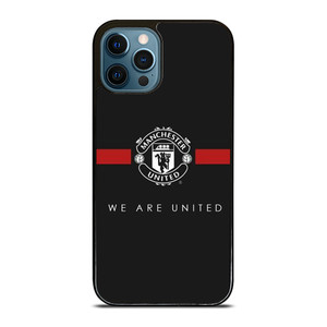 MANCHESTER UNITED BLACK iPhone 12 Pro Max Case Cover