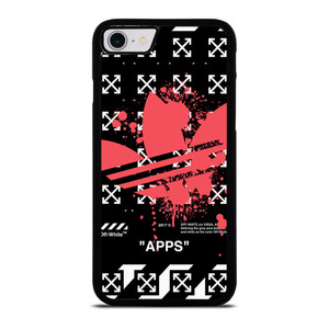 OFF WHITE X ADIDAS RED iPhone SE 2022 Case Cover OFF WHITE X ADIDAS RED iPhone SE 2022 Case Cover