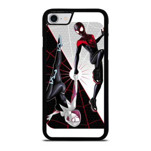 SPIDERMAN MILES MORALES SPIDER GWEN VERSE iPhone SE 2022 Case Cover SPIDERMAN MILES MORALES SPIDER GWEN VERSE iPhone SE 2022 Case Cover