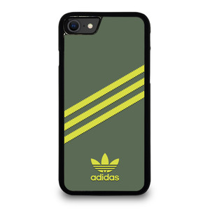 ADIDAS ORIGINALS STRIPES GREEN YELLOW iPhone SE 2020 Case Cover ADIDAS ORIGINALS STRIPES GREEN YELLOW iPhone SE 2020 Case Cover