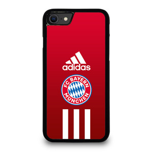 BAYERN MUNCHEN FC ADIDAS STRIPES iPhone SE 2020 Case Cover