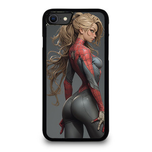 CARTOON SPIDER GIRL SEXY MARVEL COMICS iPhone SE 2020 Case Cover