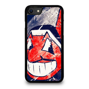 CLEVELAND INDIANS LOGO BASEBALL TEAM MLB ICON iPhone SE 2020 Case Cover