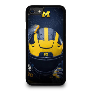 MICHIGAN WOLVERINES HELMET COLLEGE FOOTBALL TEAM iPhone SE 2020 Case Cover MICHIGAN WOLVERINES HELMET COLLEGE FOOTBALL TEAM iPhone SE 2020 Case Cover