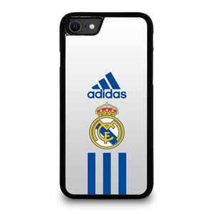 REAL MADRID CF ADIDAS STRIPES iPhone SE 2020 Case Cover REAL MADRID CF ADIDAS STRIPES iPhone SE 2020 Case Cover