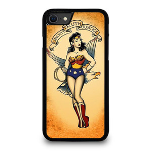 SAILOR JERRY TATTOO WONDER WOMAN iPhone SE 2020 Case Cover SAILOR JERRY TATTOO WONDER WOMAN iPhone SE 2020 Case Cover