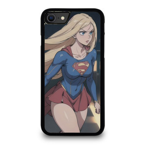 SUPER GIRL CARTOON MANGA ANIME iPhone SE 2020 Case Cover SUPER GIRL CARTOON MANGA ANIME iPhone SE 2020 Case Cover
