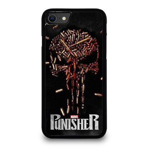 THE PUNISHER SKULL BULLET LOGO FRANK CASTLE MARVEL iPhone SE 2020 Case Cover THE PUNISHER SKULL BULLET LOGO FRANK CASTLE MARVEL iPhone SE 2020 Case Cover