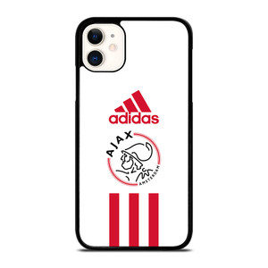 AJAX AMSTERDAM FC ADIDAS STRIPES iPhone 11 Case Cover AJAX AMSTERDAM FC ADIDAS STRIPES iPhone 11 Case Cover