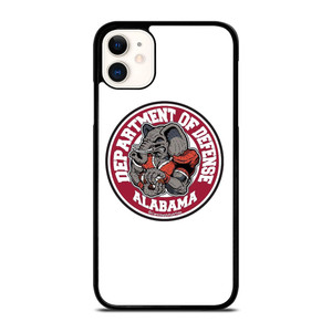 ALABAMA CRIMSON TIDE BAMA LOGO DEFENCE DEPARTMENT iPhone 11 Case Cover ALABAMA CRIMSON TIDE BAMA LOGO DEFENCE DEPARTMENT iPhone 11 Case Cover
