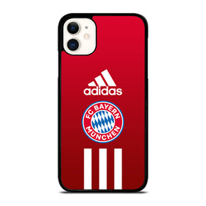 BAYERN MUNCHEN FC ADIDAS STRIPES iPhone 11 Case Cover BAYERN MUNCHEN FC ADIDAS STRIPES iPhone 11 Case Cover