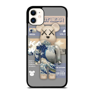 BEARBRICK ROBOT STYLE KAWS iPhone 11 Case Cover BEARBRICK ROBOT STYLE KAWS iPhone 11 Case Cover