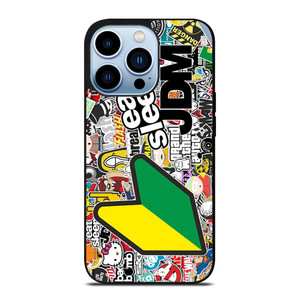 EAT SLEEP JDM STICKER BOMB iPhone 13 Pro Max Case Cover