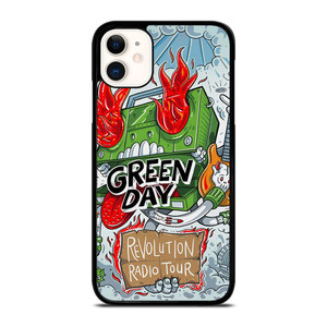 GREEN DAY BAND REVOLUTION RADIO TOUR iPhone 11 Case Cover GREEN DAY BAND REVOLUTION RADIO TOUR iPhone 11 Case Cover