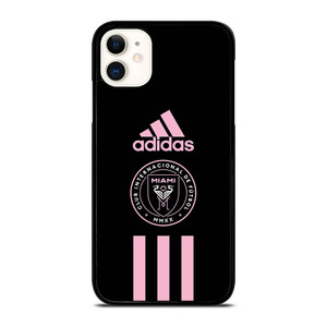 INTER MIAMI FC ADIDAS STRIPES iPhone 11 Case Cover