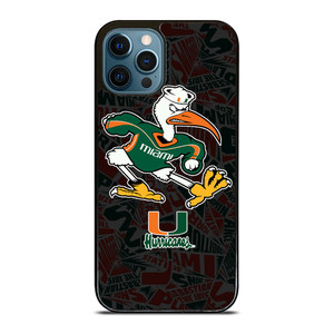MIAMI HURRICANES UM FOOTBALL iPhone 12 Pro Max Case Cover