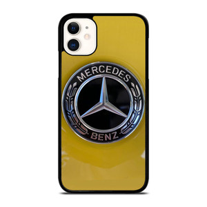 MERCEDES BENZ CAR LOGO YELLOW ICON iPhone 11 Case Cover MERCEDES BENZ CAR LOGO YELLOW ICON iPhone 11 Case Cover