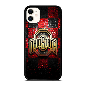 OHIO STATE LOGO FOOTBALL MOZAIC ICON iPhone 11 Case Cover OHIO STATE LOGO FOOTBALL MOZAIC ICON iPhone 11 Case Cover