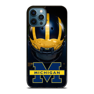 MICHIGAN WOLVERINES HELMET iPhone 12 Pro Max Case Cover