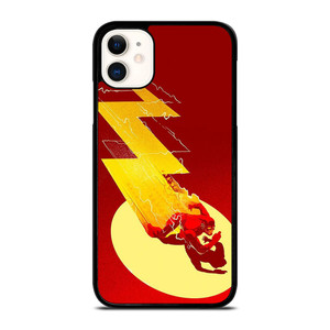 THE FLASH LOGO ART CARTOON iPhone 11 Case Cover THE FLASH LOGO ART CARTOON iPhone 11 Case Cover