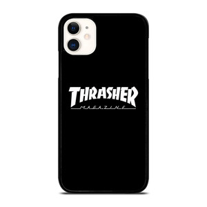 THRASHER SKATEBOARD MAGAZINE BLACK iPhone 11 Case Cover THRASHER SKATEBOARD MAGAZINE BLACK iPhone 11 Case Cover