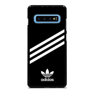 ADIDAS ORIGINALS STRIPES BLACK WHITE Samsung Galaxy S10 Plus Case Cover