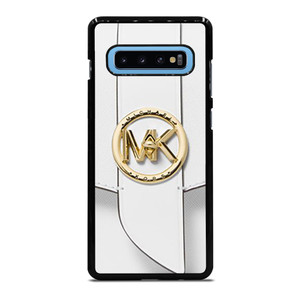 MICHAEL KORS LOGO MK WHITE HAND BAG EMBLEM Samsung Galaxy S10 Plus Case Cover